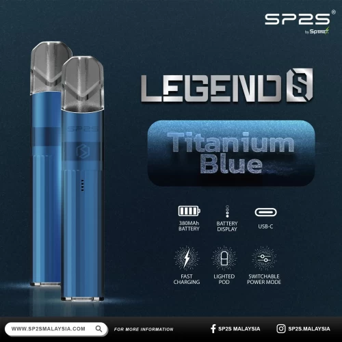 SP2S鈦色主機｜通用一代煙彈｜16種配色 | 原廠正品快速出貨